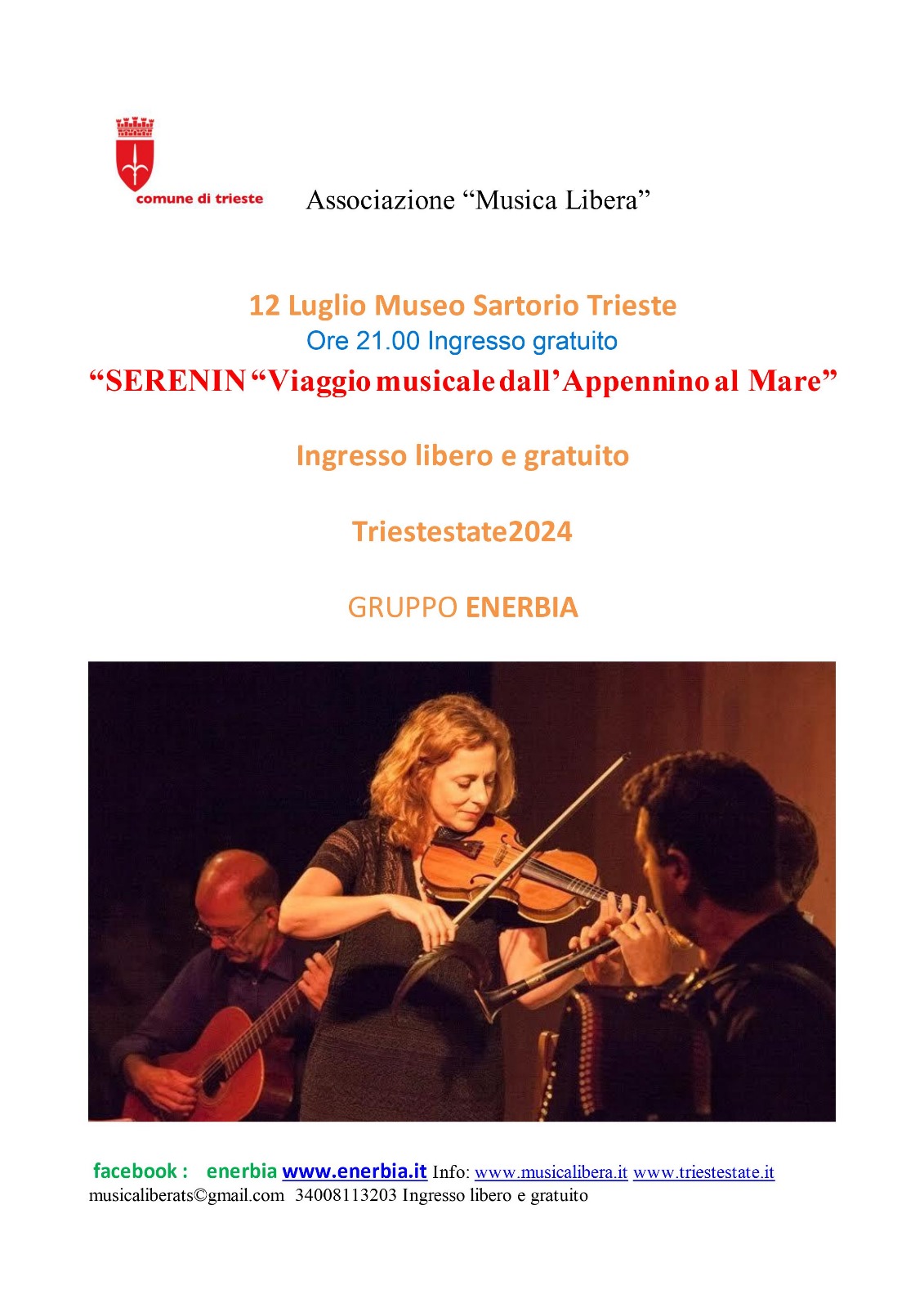 “SERENIN “Viaggio musicale dall’ Appennino al Mare”